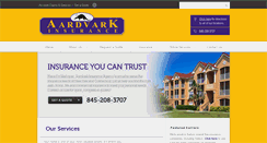 Desktop Screenshot of aardvarkinsurancecenters.com